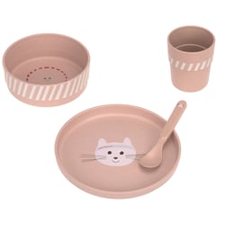 Coffret repas en polypropylène et cellulose Tiny Team Chat Lässig