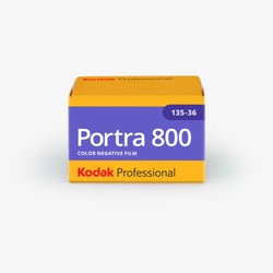 Kodak Portra 800 – Film Négatif Couleur 35mm, ISO 800, Haute Sensibilité, 36 Poses