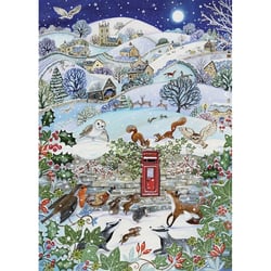 Puzzle 500 Pièces Village Sous La Neige - ALLIPSON