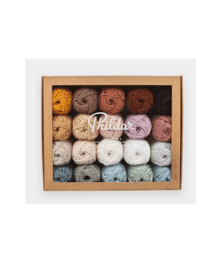 Kits de 20 Mini Pelotes Phil Coton 3 de 25GR : Laissez Éclore Votre Créativité au Crochet ! - Phildar Multicolore