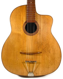 Guitare Manouche A. Carbonell Bouche Ronde 1950's