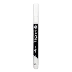 Marqueur - Peinture acrylique - Blanc - Permanent - Pointe fine 2mm - Marbel - Darwi