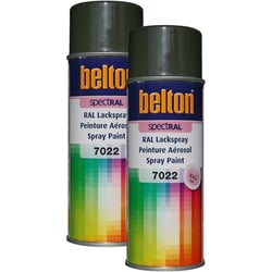 2 sprays de peinture Belton Spectral RAL7022 Gris ombre 400ml