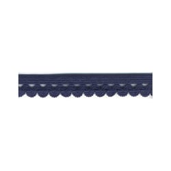Bobine 25m élastique lingerie 12mm Bleu marine 12mm