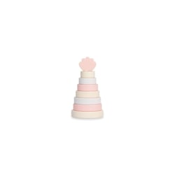 Tour d'empilage en bois Shell Pink