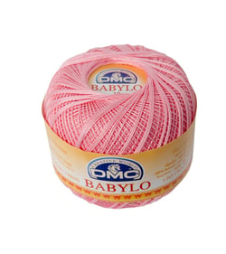 Fil à crocheter Babylo Gross. 20 - Col. 460 - Rose