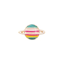 Pin's - planète - multicolore - 17 x 10 mm