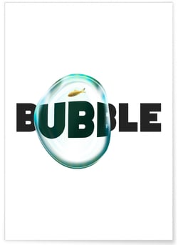 Affiche Bubble | A3 : 29,7x42cm