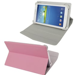 Etui universel pour Tablette 7 Pouces Housse Simili Cuir Rose Clair YONIS