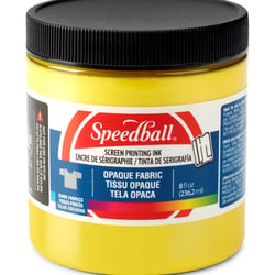 Encre jaune nacrée pour tissu imprimé en sérigraphie - Speedball