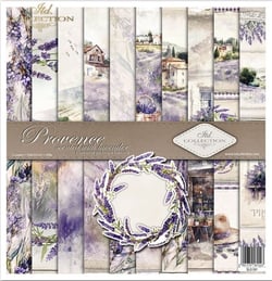 10 papiers assorties scrapbooking 30.5 x 30.5 cm Itd Collection PROVENCE