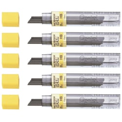 Mine de rechange Pentel Hi-Polymer Super - 0,9 mm - HB - Lot de 5 étuis de 15 mines