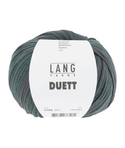 Fil à crocheter 100% Coton DUETT - Lang Yarns 70 Vert