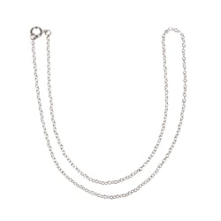 Chaîne à maillons, argent, 42cm, 2x3mm, 1 pce.
