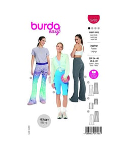 Patron Burda 5762 - Pantalons et shorts taille n°Taille unique