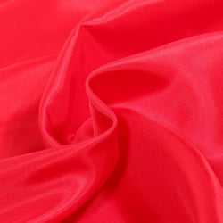 Tissu Doublure Pongé uni Rouge griotte
