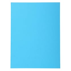 Paquet de 100 chemises Forever® 220 100% recyclé - 24x32cm - Bleu vif - x 5 - Exacompta