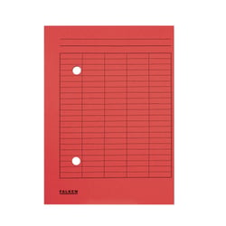 Dossier circulation carte recyclée A4 - Rouge - x 100 - Falken