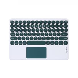 Clavier Pour Tablette Sans Fil Bluetooth Avec Pavé Tactile Support iOS 13+ Vert Vert YONIS