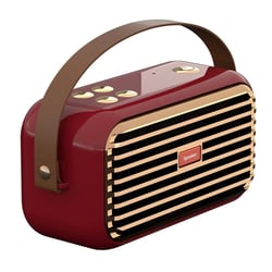 Enceinte Bluetooth Portable Stéréo Basses Profondes Autonomie Longue Durée Waterproof Rouge YONIS