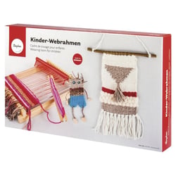 Cadre de tissage pour enfants, 18,5x29 cm,largeur: 16,5 cm