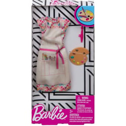 Mattel - fxh98 - barbie - accessoire poupee - tenue d'artiste peintre