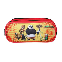 Trousse scolaire 2 compartiments Kung Fu Panda Rouge BAGTROTTER