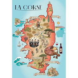 Puzzle 1000 pièces La Corse - Alipson
