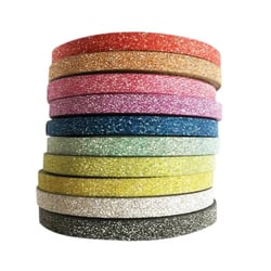 MégaCréa DIY - Rubans adhésif Glitter Paillette 0,4 cm 10 pièces