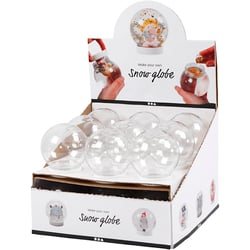 Boule à neige, H : 8,5 cm, d 8 cm, diamètre intérieur 4,7 cm, 18 pièces/ 1 Pq.