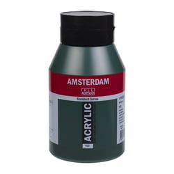 Peinture acrylique - Amsterdam Standard Series - Vert de Vessie 623 - Semi-transparente