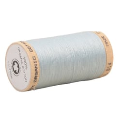 Bobine de fil 100% coton bio 275m bleu layette