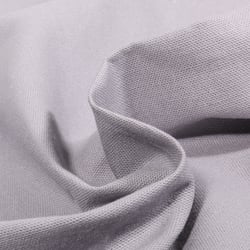 Tissu Toile de coton uni Grande largeur Gris souris