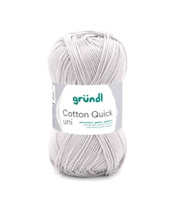 Fil à tricoter COTTON QUICK UNI - Gründl - PPSC - certifié Oeko-Tex 150 Gris