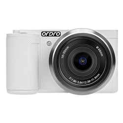 Appareil Photo Numérique 5K Zoom Optique Vision Nocturne Écran Tactile WiFi Blanc Blanc YONIS