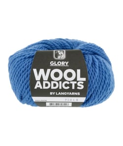Pelote de Laine Vierge à tricoter GLORY - Wool Addicts 0078 Bleu