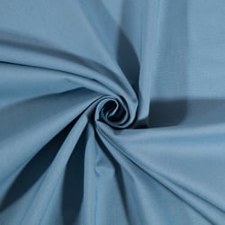 Tissu Coton uni Bleu ancien