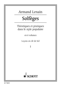 Méthode de solfège Armand Lenain - Solfèges Band 1 - Schott Music