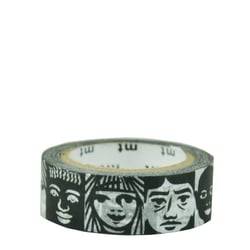 Masking Tape - Motif visages - ERIK - 7 m x 15mm