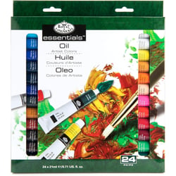 Peinture à l'huile - 24 tubes de 21ml - Assortiment de couleurs - Royal & Langnickel