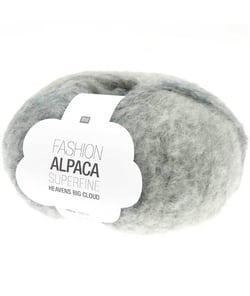 Fil de laine à tricoter Fashion Alpaca Superfine Heavens Big Cloud - 100GR - Rico Design 02 Blue-Aqua