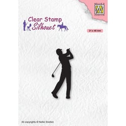 Tampon transparent golfeur NELLIE SNELLEN
