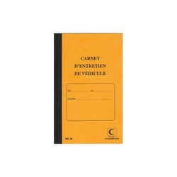 ELVE Carnet d'entretien de véhicule, 32 pages  21x13cm