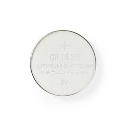 Nedis Pack de 5 Piles Boutons Lithium CR1620 3V DC Prêtes à l'Emploi