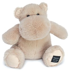 Peluche Hippo Hip Chic beige 25 cm - Histoire d'Ours