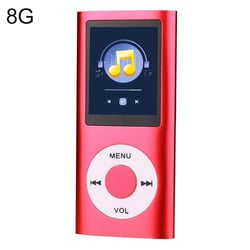 Lecteur MP4 Écran TFT 1.8 Pouces 8G TF Carte Écouteurs Câble Bleu Rouge YONIS
