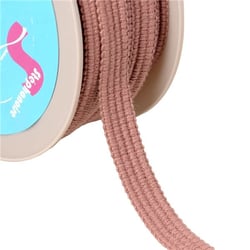 Bobine 20m Galon quatre cordons 15mm vieux rose