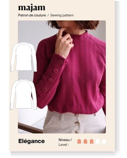 Patron couture Pull raglan - Elegance