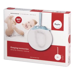 Kit DIY - Souvenirs de bébé - Moulage en plâtre des empreintes