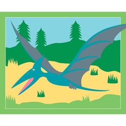 MégaCréa DIY - Cartes sable ou paillette Dinosaures x 6 pièces Activités Enfant